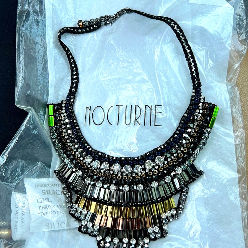 100% AUTHENTIC NOCTURNE BIB NECKLACE (BRAND NEW) INTERMIX